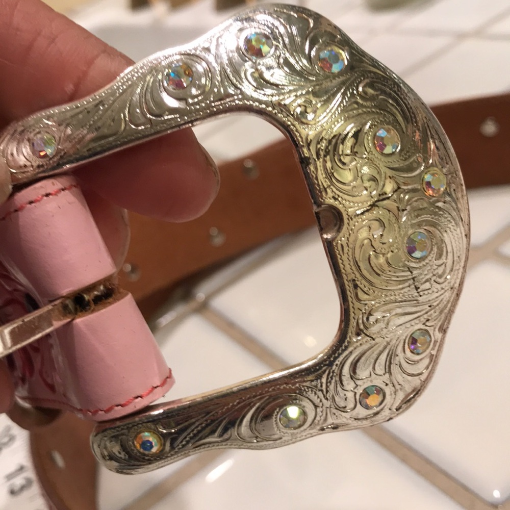 Tony Lama 36/W  leather  used belt - Picture 12 of 12